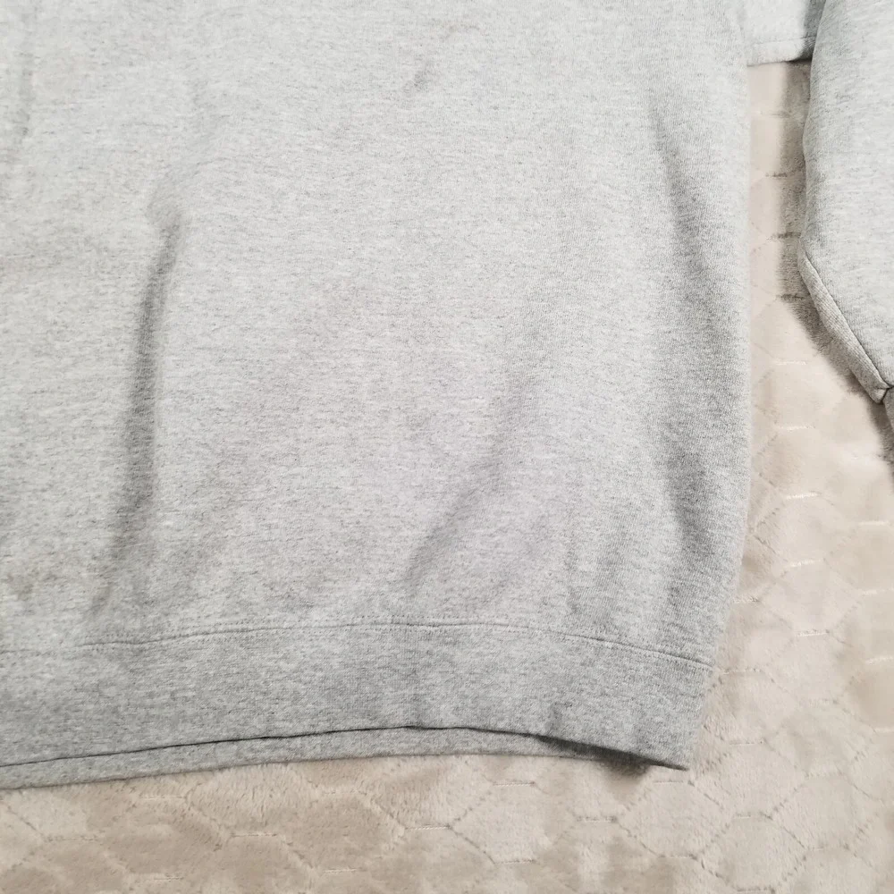Rare VTG NIKE Big Swoosh Crewneck Sweatshirt 90s USA Made Sz Large STAINED‎ Look